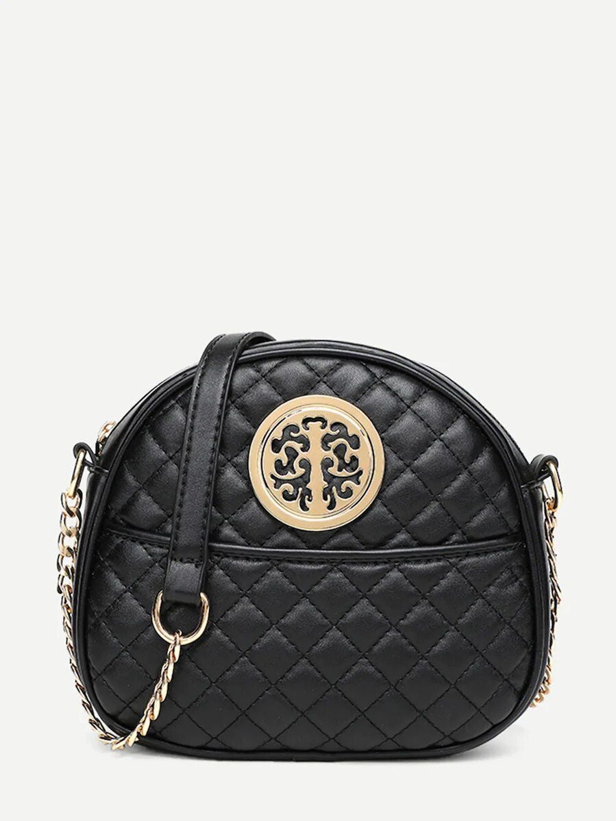 شنطه بيضاويه قودل ميتال شنط وحقائب متوفر 1 لون اسود