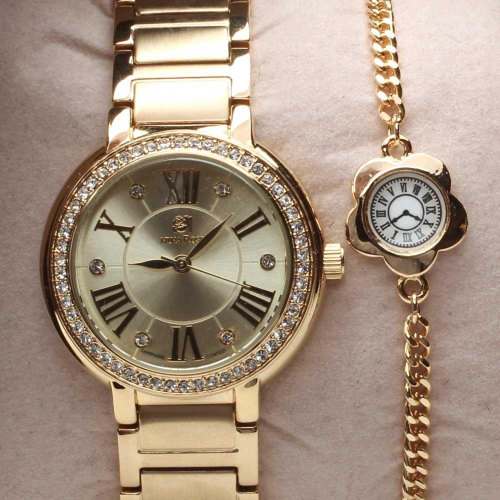 طقم ساعه واسواره كريستال سحاب اطقم ساعات متوفر 1 لون