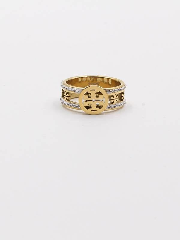 خاتم توري بورش كرستال خواتم tory burch ذهبي 6