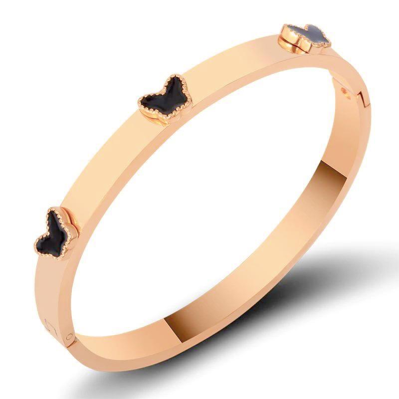 اسوارة فراشه بانقل ستانلس ستيل اسواره متوفر 2 لون نحاسي