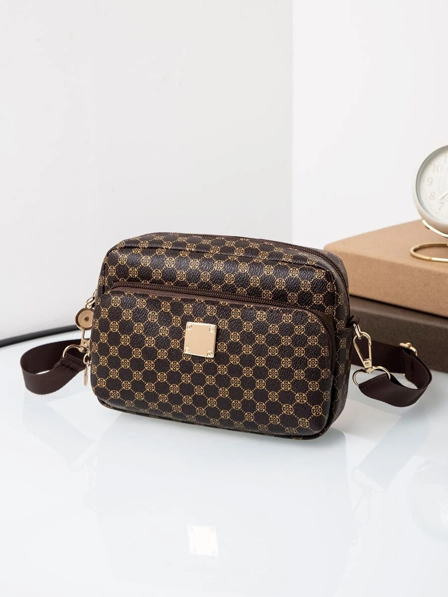 حقيبة مربعة بني صغير شنط وحقائب شنط بني