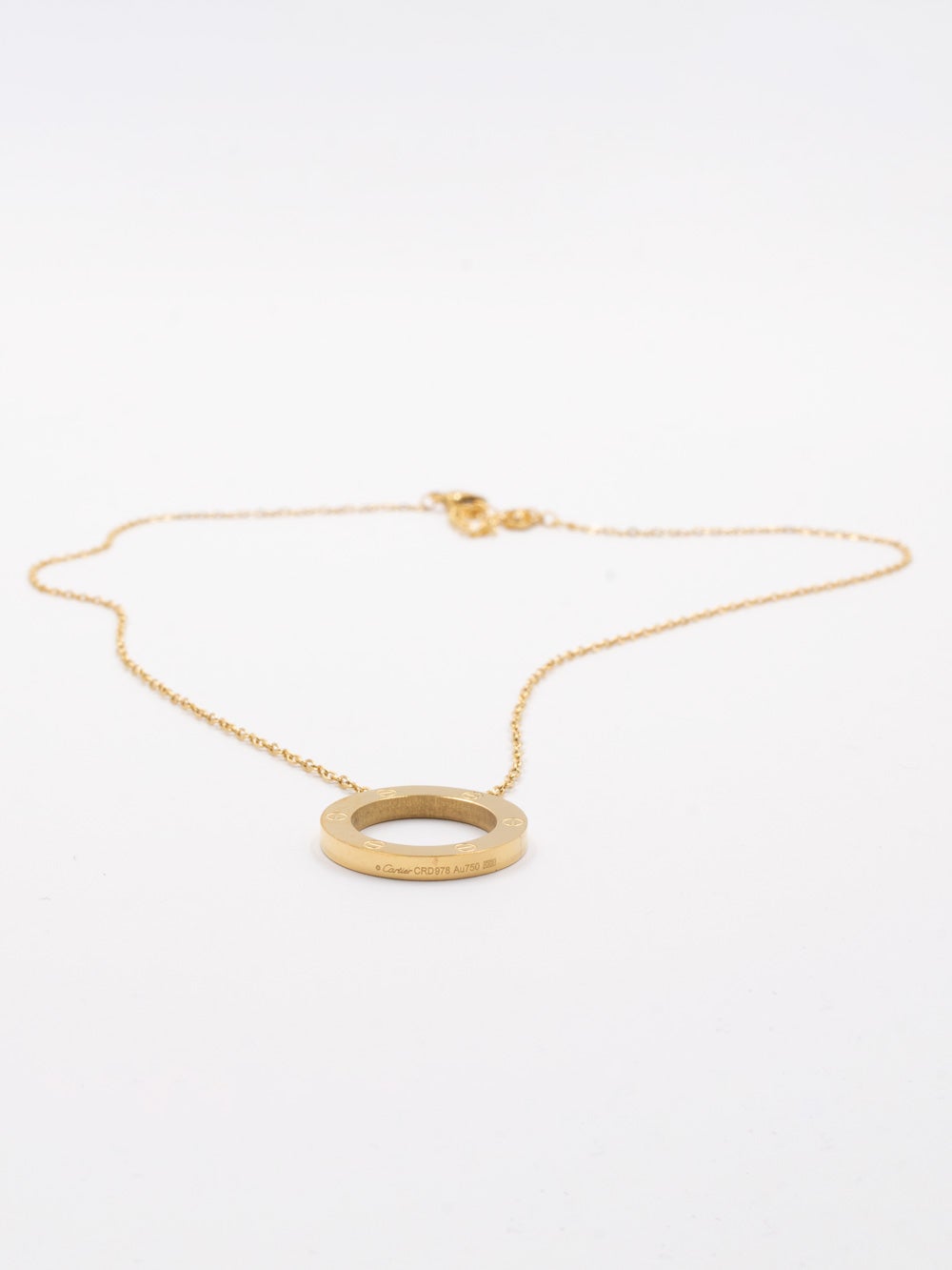 سلسال كارتير مدور ذهبي سلسال CARTIER