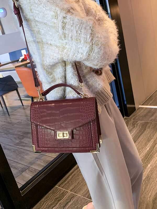 شنطة جلد تمساح شنط وحقائب شنط