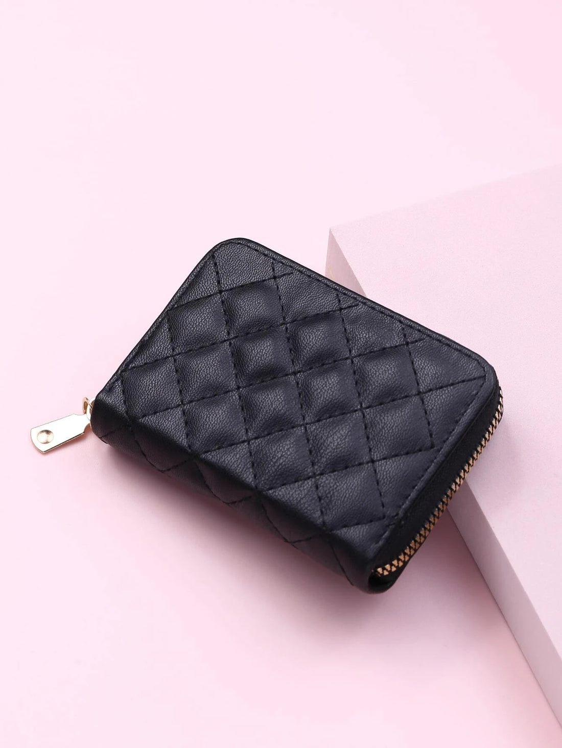 حافظة بطاقة بسحاب شنط وحقائب شنط اسود