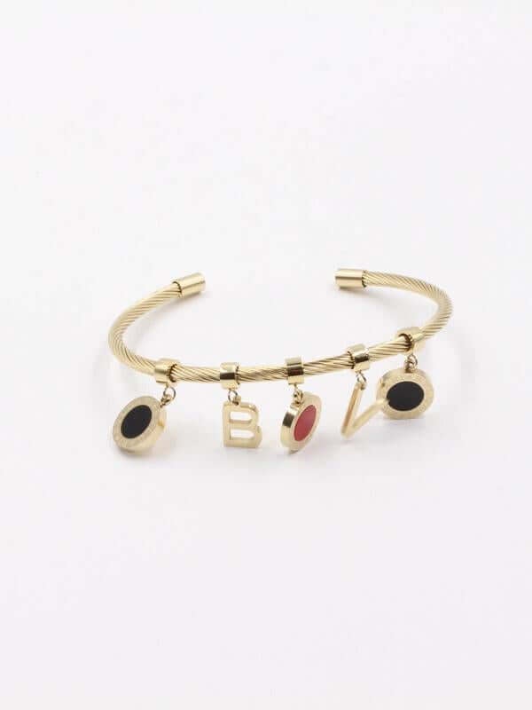 اسواره بولقري اوبن ميتال اسواره متوفر 1 لون ذهبي