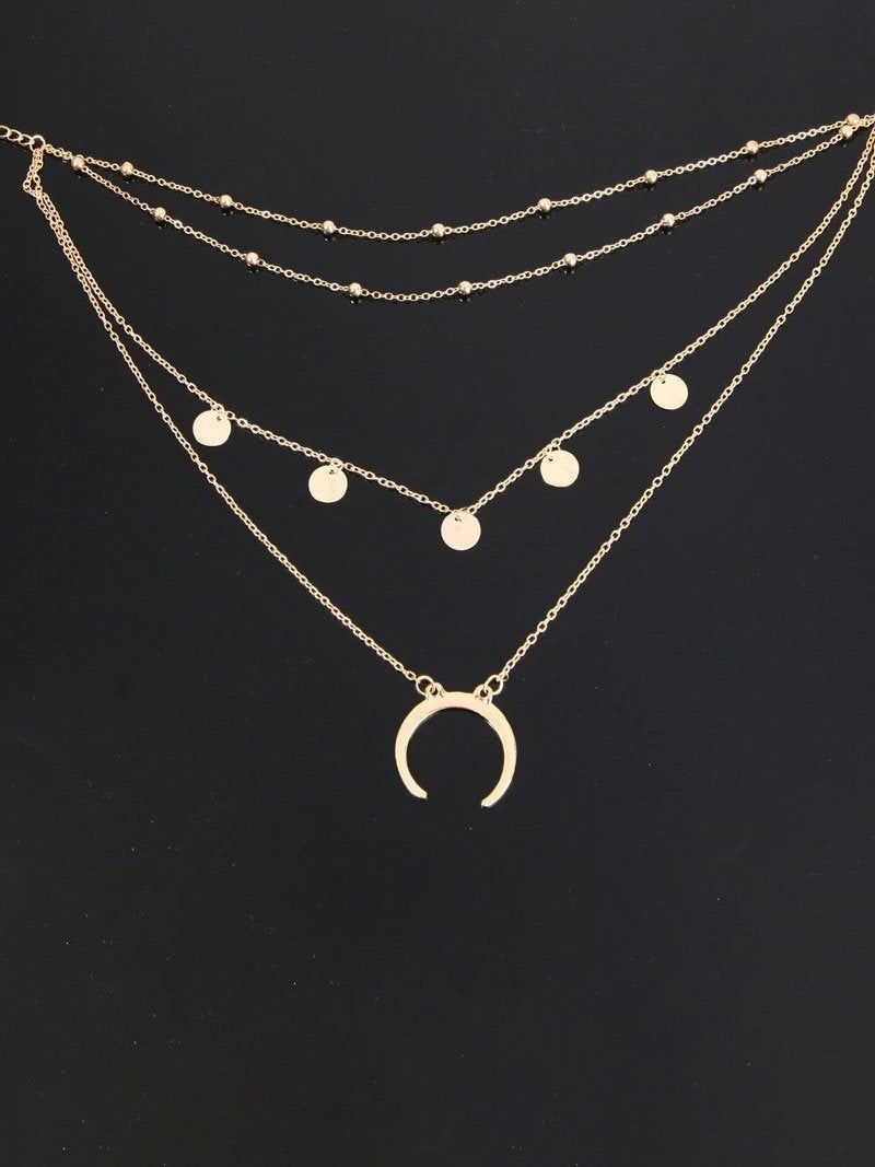 سلسال تشوكر هلال كبير سلسال متوفر 2 لون