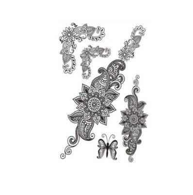 تاتو اسود اشكال مختلفه تاتوو متوفر 10 موديل J014