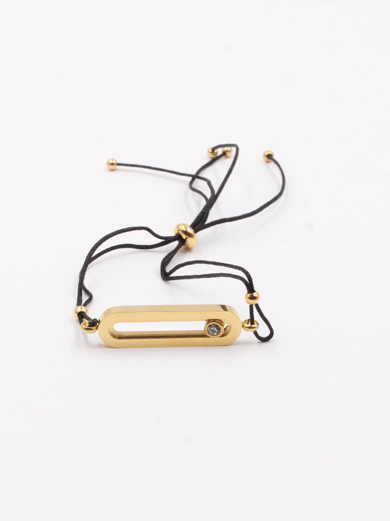 اساور ميسيكا خيط messika اسود ذهبي