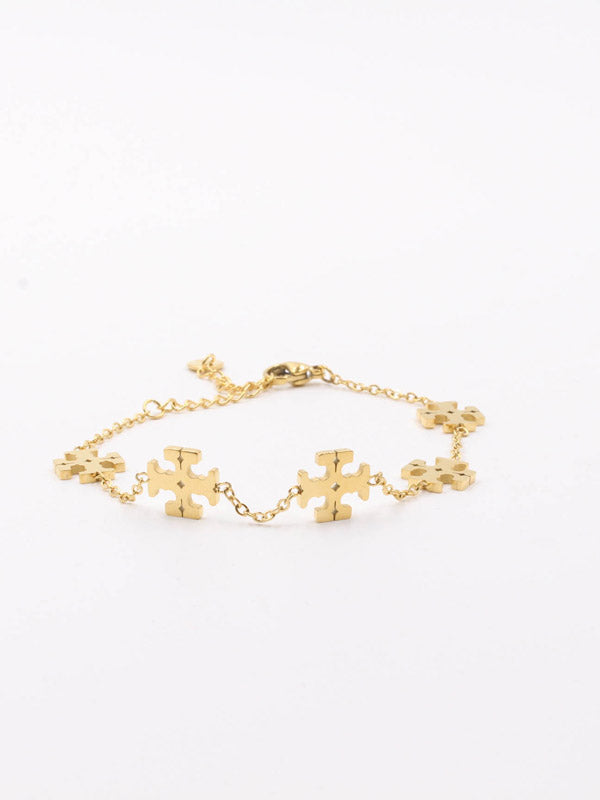 اسوارة توري بورش لوقو اسواره tory burch ذهبي