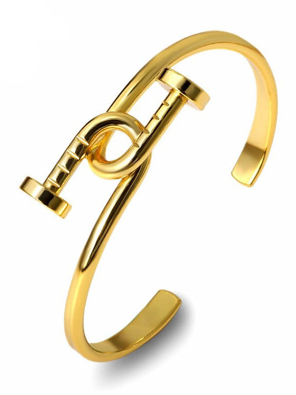 اسواره كارتير مسمار معكوف ميتال اسواره CARTIER ذهبي