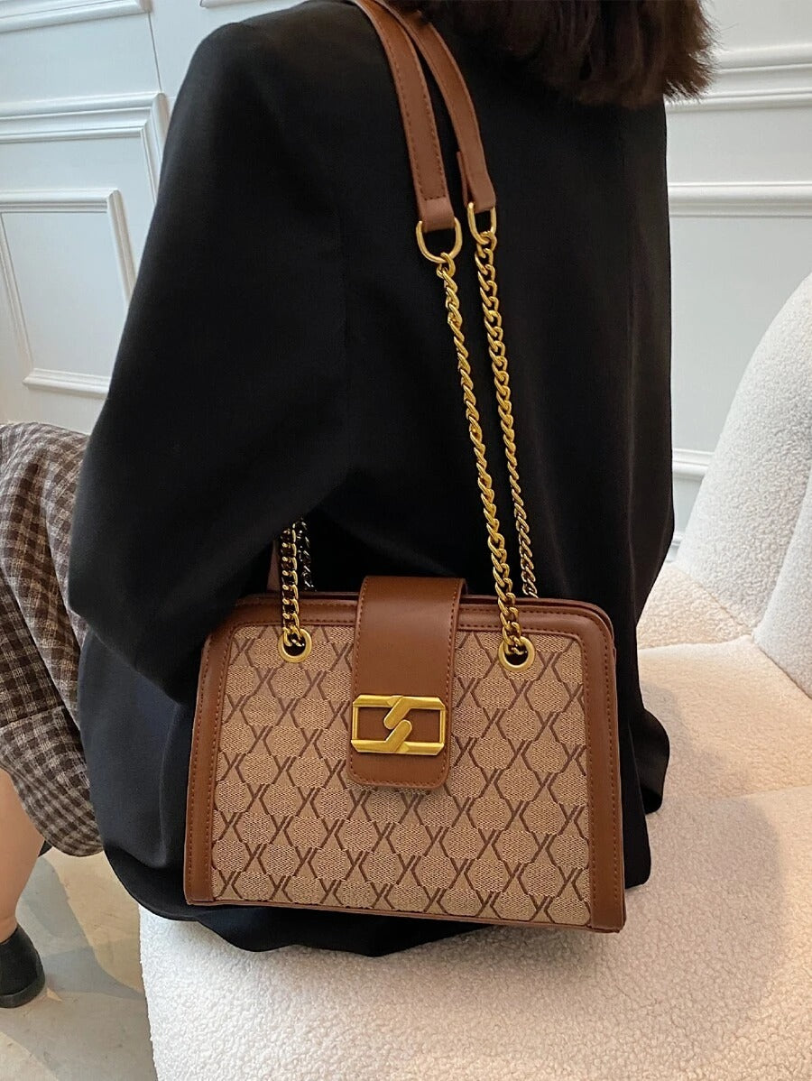 حقيبة الكتف بني شنط وحقائب شنط بني