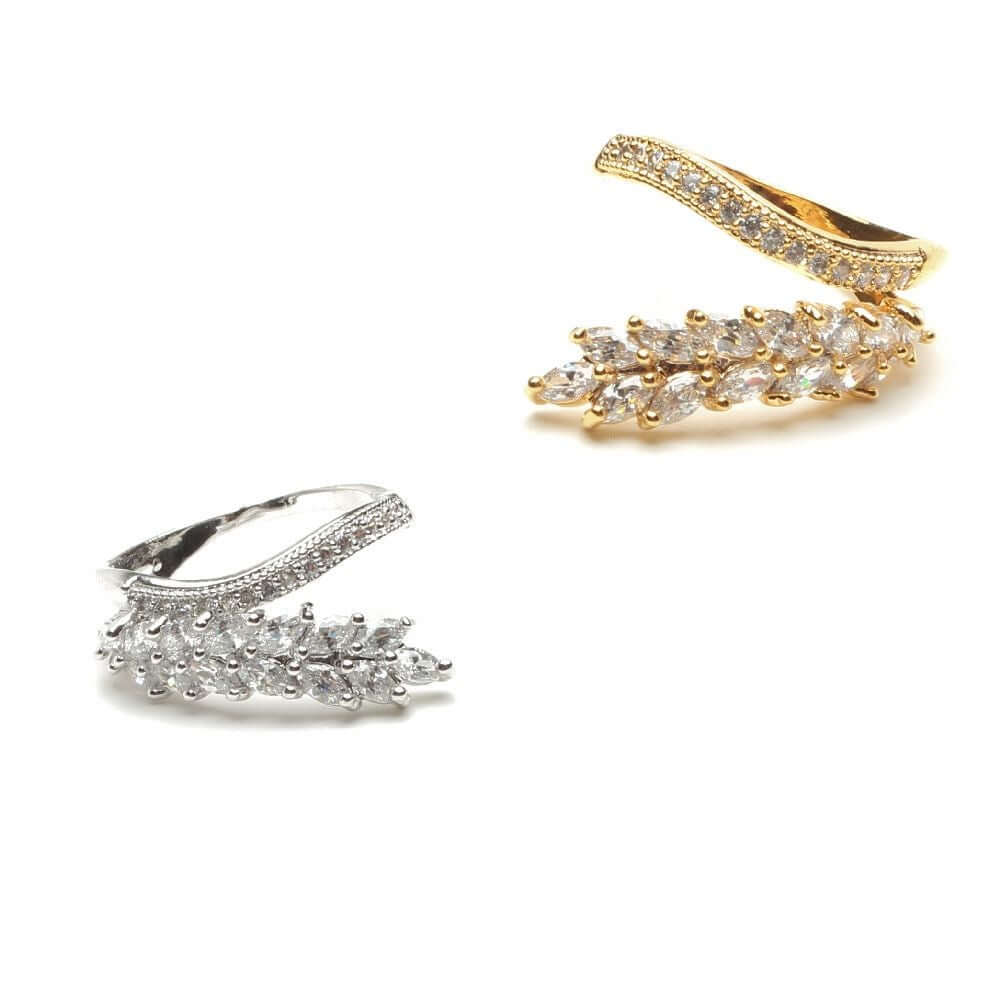 خواتم زركون تري خواتم متوفر 2 لون