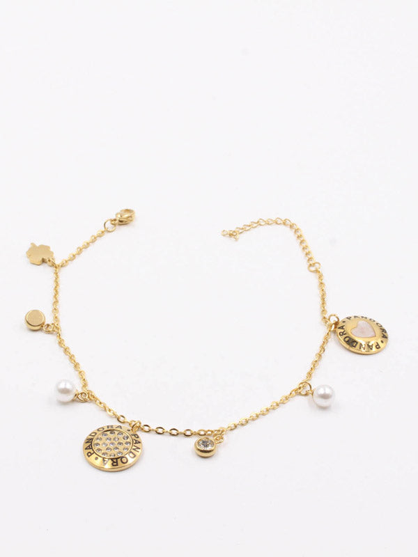 خلخال باندورا خلاخل pandora ذهبي