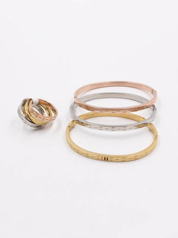 اساور قوتشي وخواتمها 6 قطع اسواره gucci 5 B5