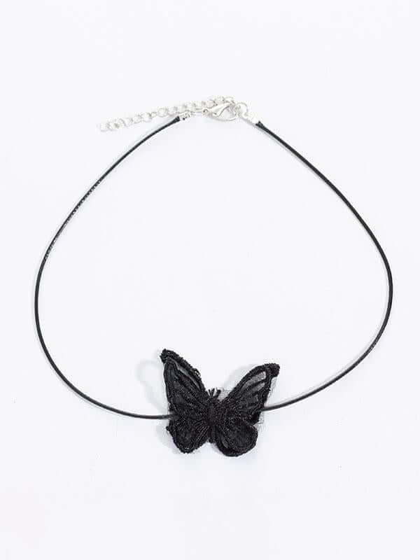 تشوكر فراشة خيط سلسال متوفر 2 لون