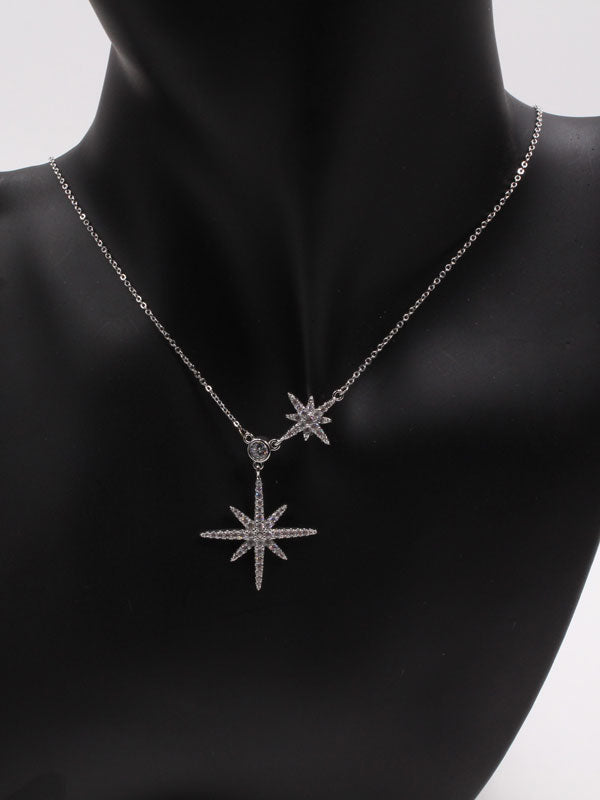 سلسال ندفة الثلج زركون سلسال Jewel