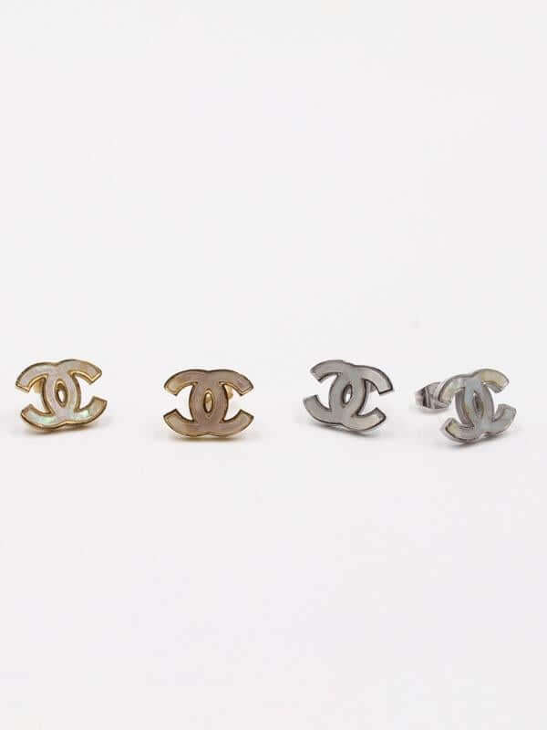 حلق شانيل شيل حلق chanel