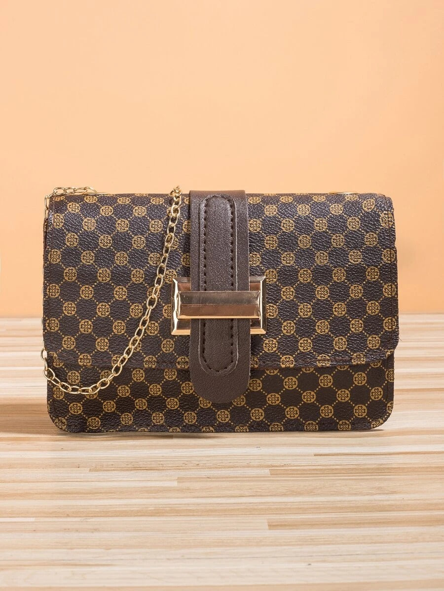 حقيبة مربعة بنية صغيره شنط وحقائب شنط بني