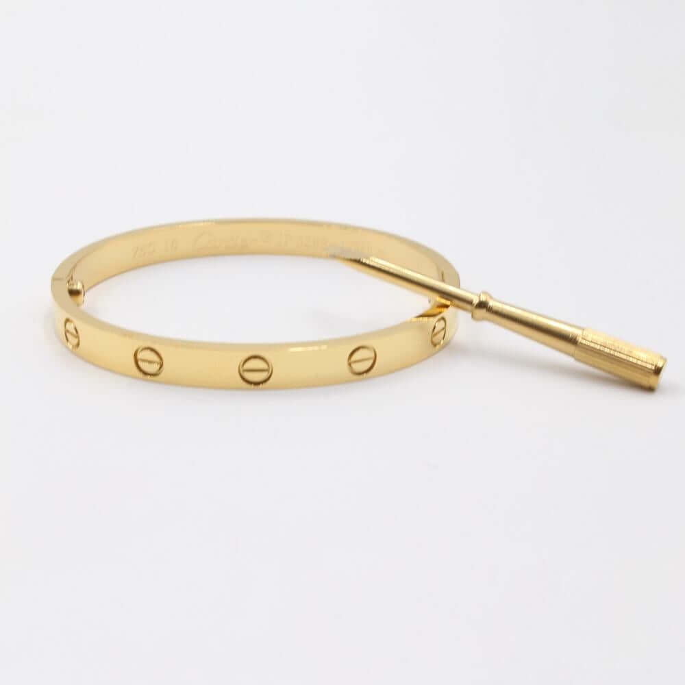 اسواره كارتير بمفك ستنلس ستيل اسواره CARTIER ذهبي 16