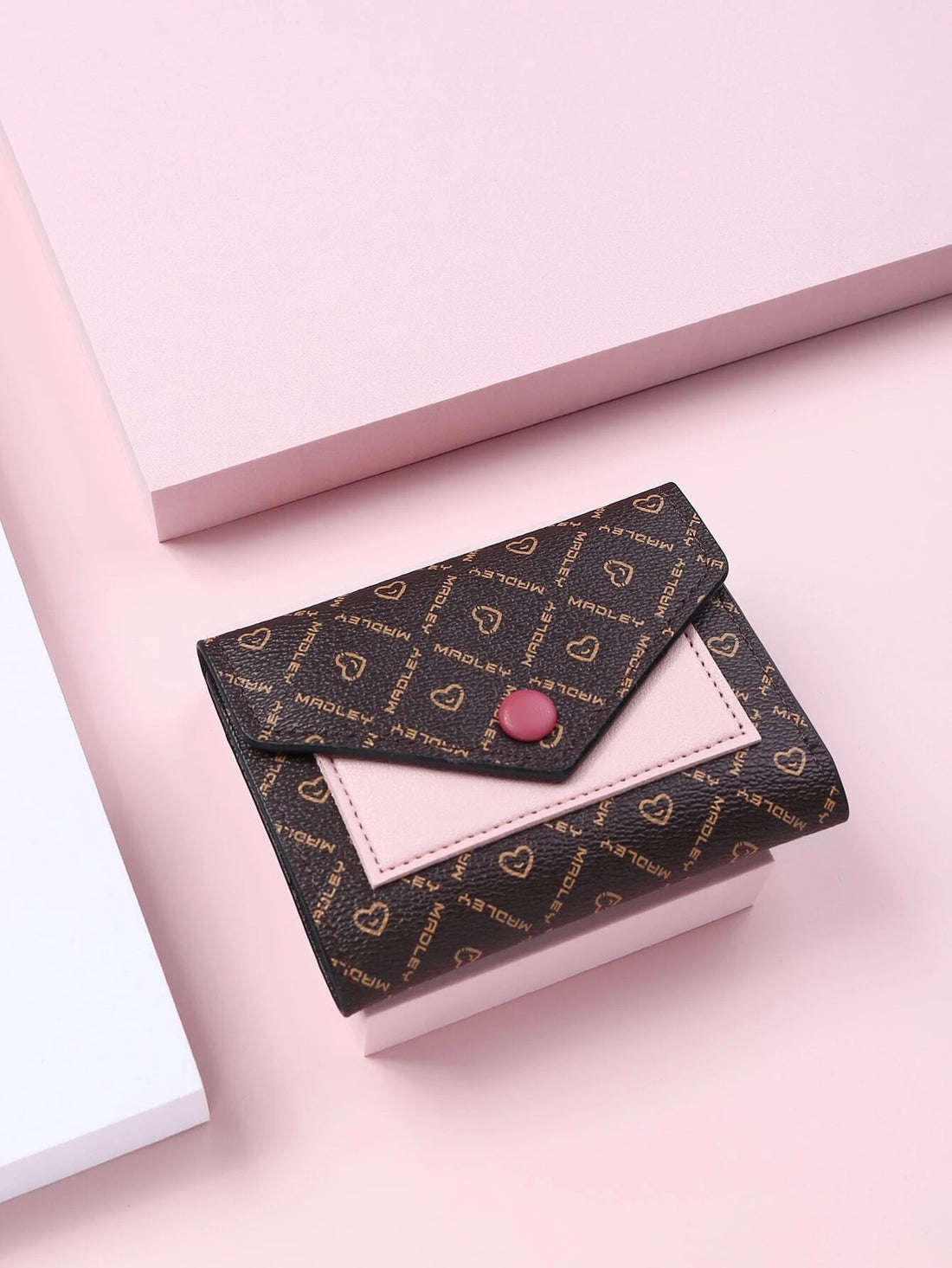 محفظه نقود قابل للطي محافظ متوفر 1 لون ملون