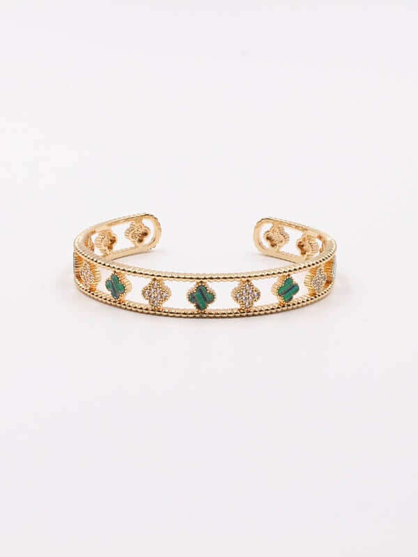 اسواره فان كليف اخضر اسواره van cleef اخضر ذهبي