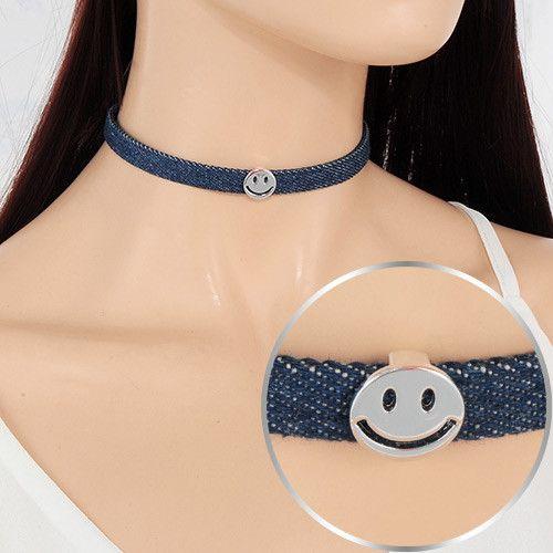 عقد فيس بالوان متعدده سلسال متوفر 7 لون اسود فضي