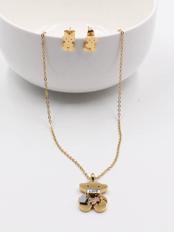 طقم توس لوف اطقم دبدوب ذهبي