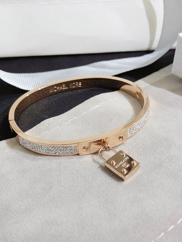 اسوارة مايكل كورس لوقو روز قولد اسواره Michael Kors