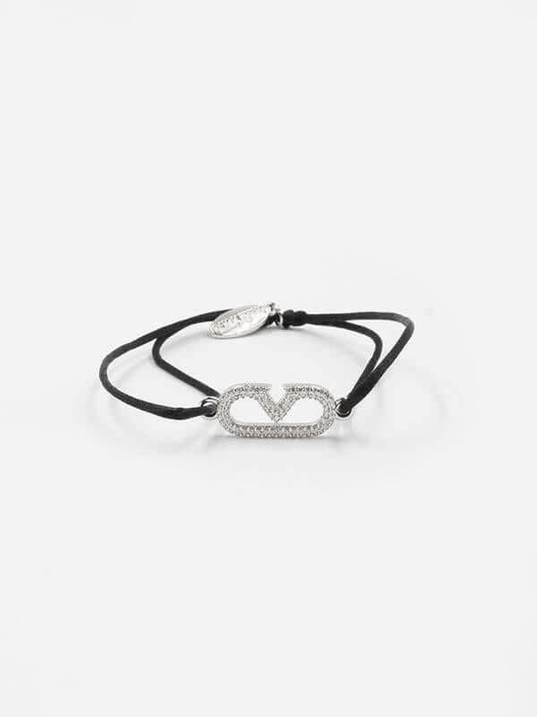 اسوارة فالنتينو خيط زركون اسواره VALENTINO كحلي فضي