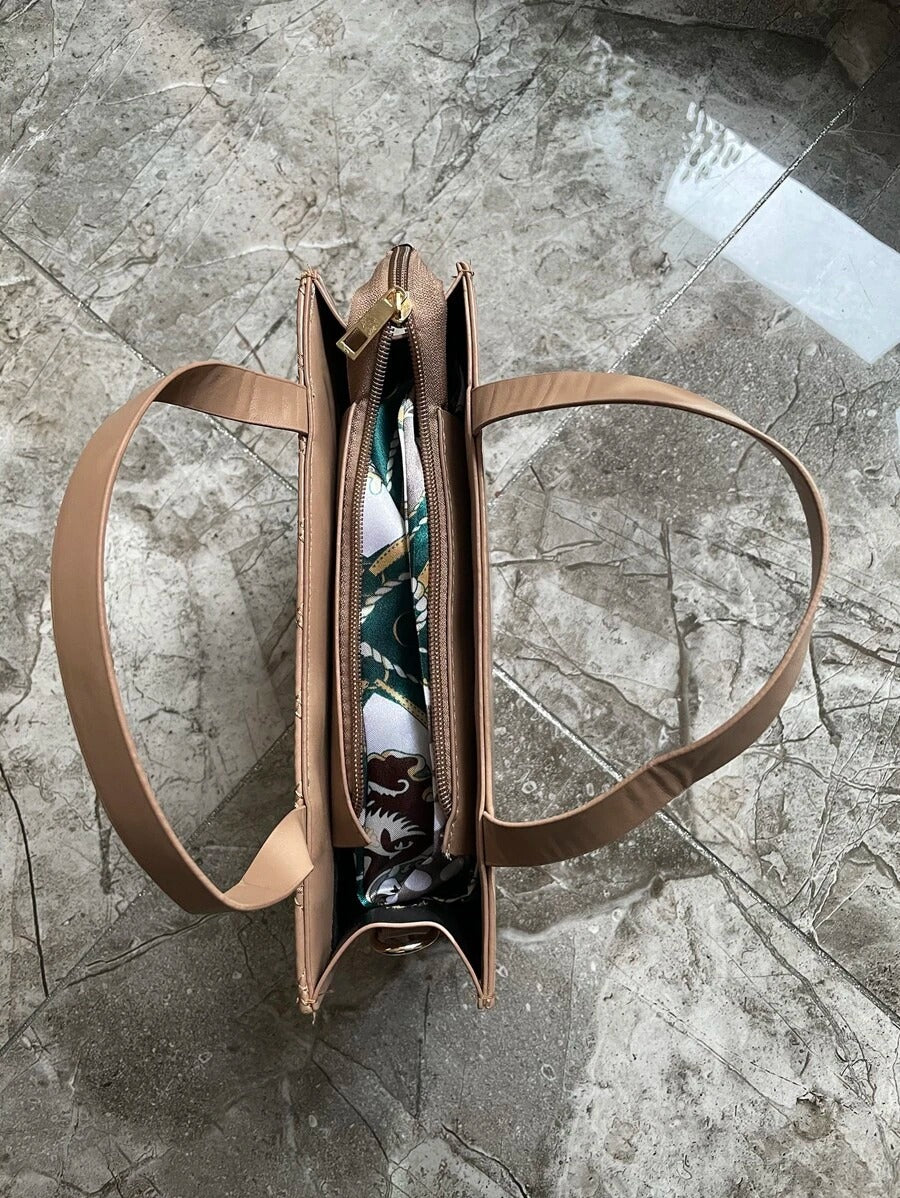 حقيبة يد مع وشاح شنط وحقائب شنط