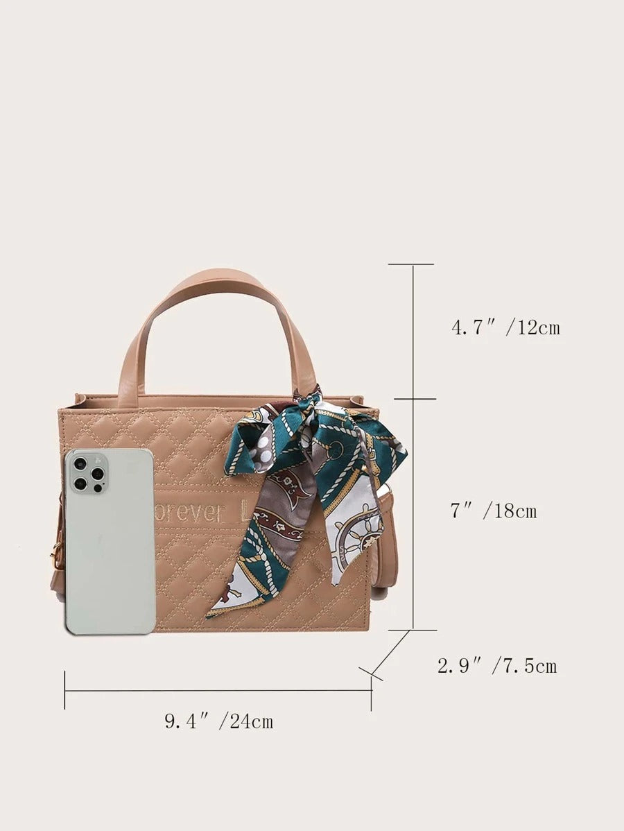 حقيبة يد مع وشاح شنط وحقائب شنط