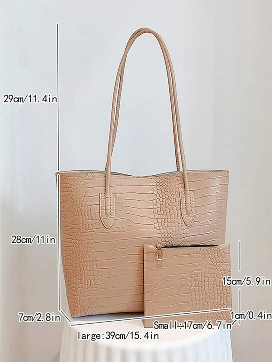 حقيبة كتف للعمل مع محفظة نقود شنط وحقائب شنط