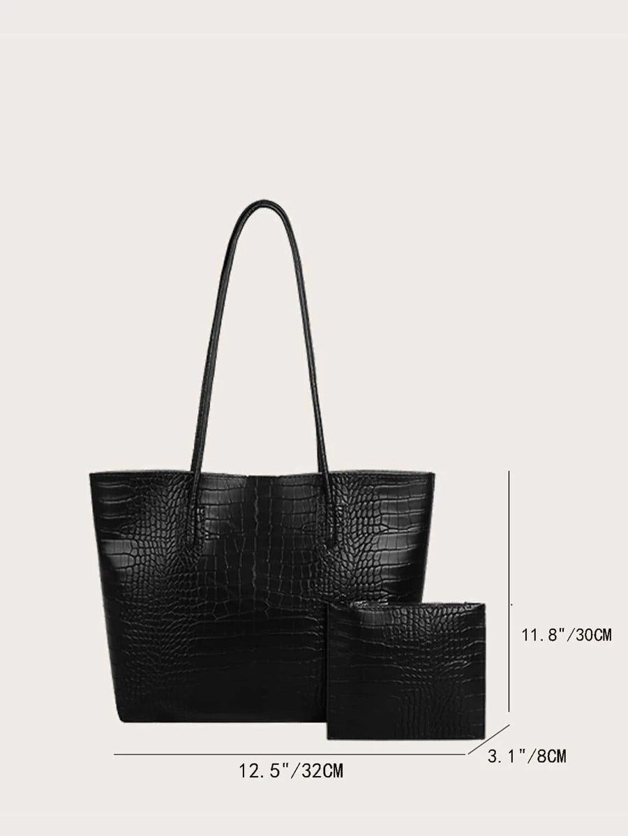 حقيبة كتف للعمل مع محفظة نقود شنط وحقائب شنط