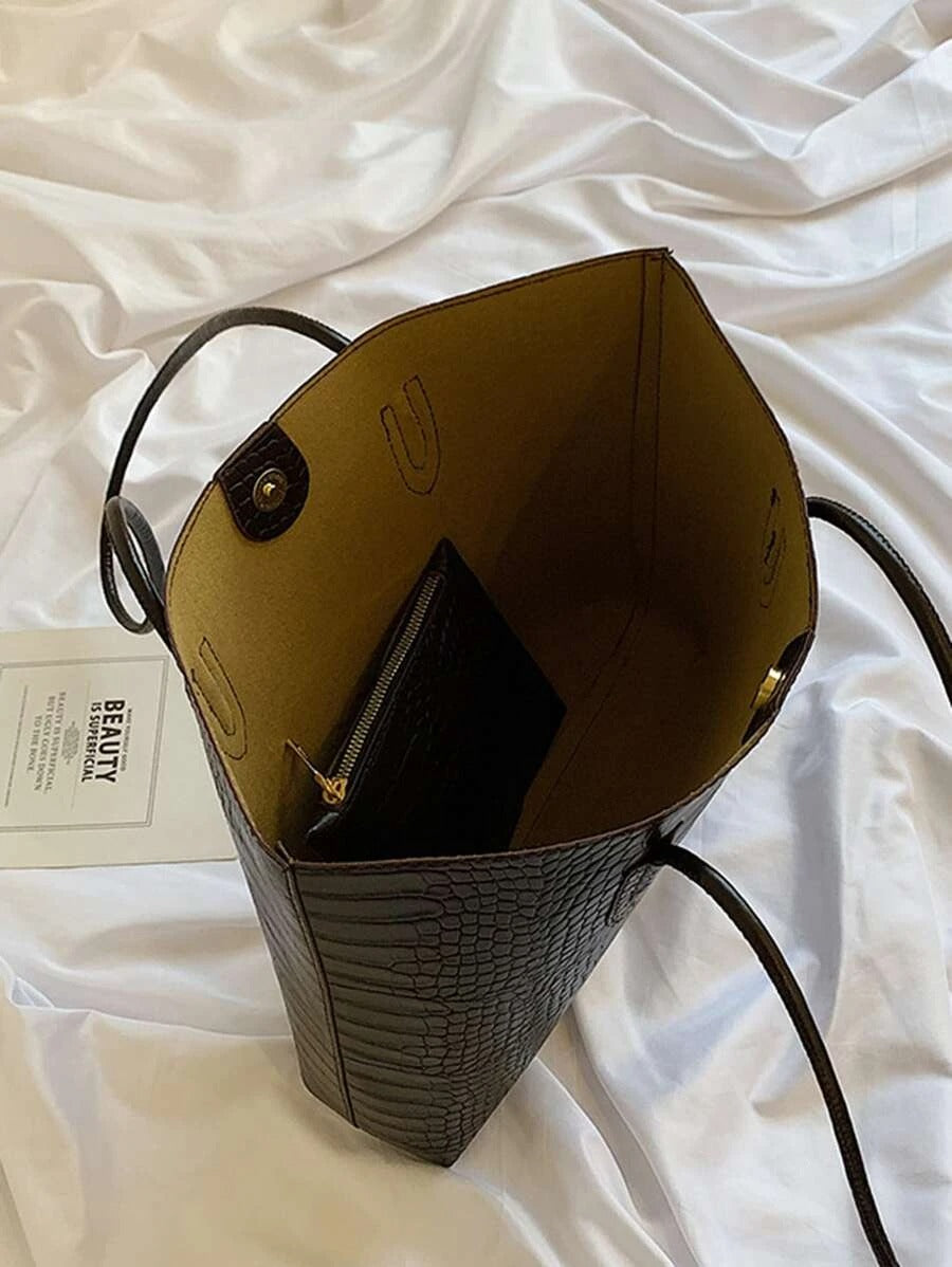 حقيبة كتف للعمل مع محفظة نقود شنط وحقائب شنط