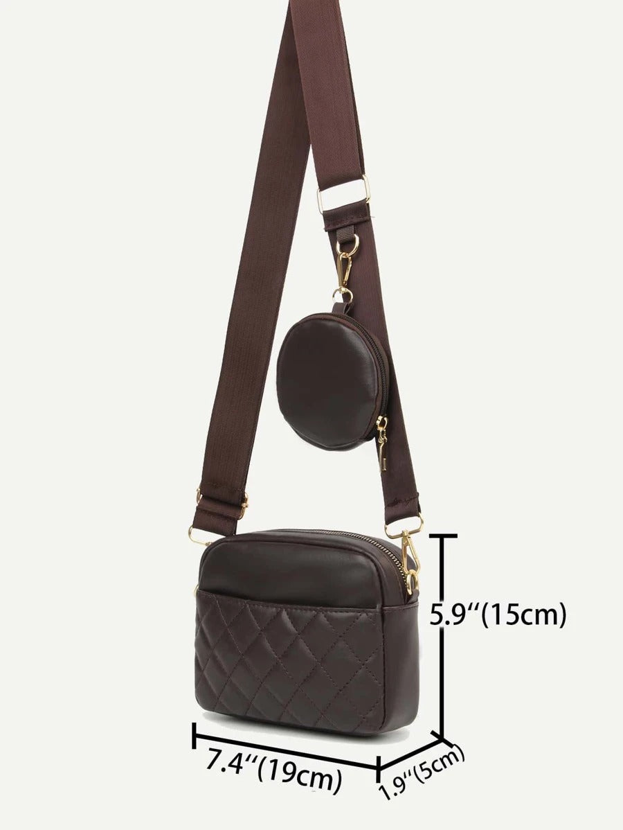 شنطة مبطنة مع محفظة عملة شنط وحقائب شنط