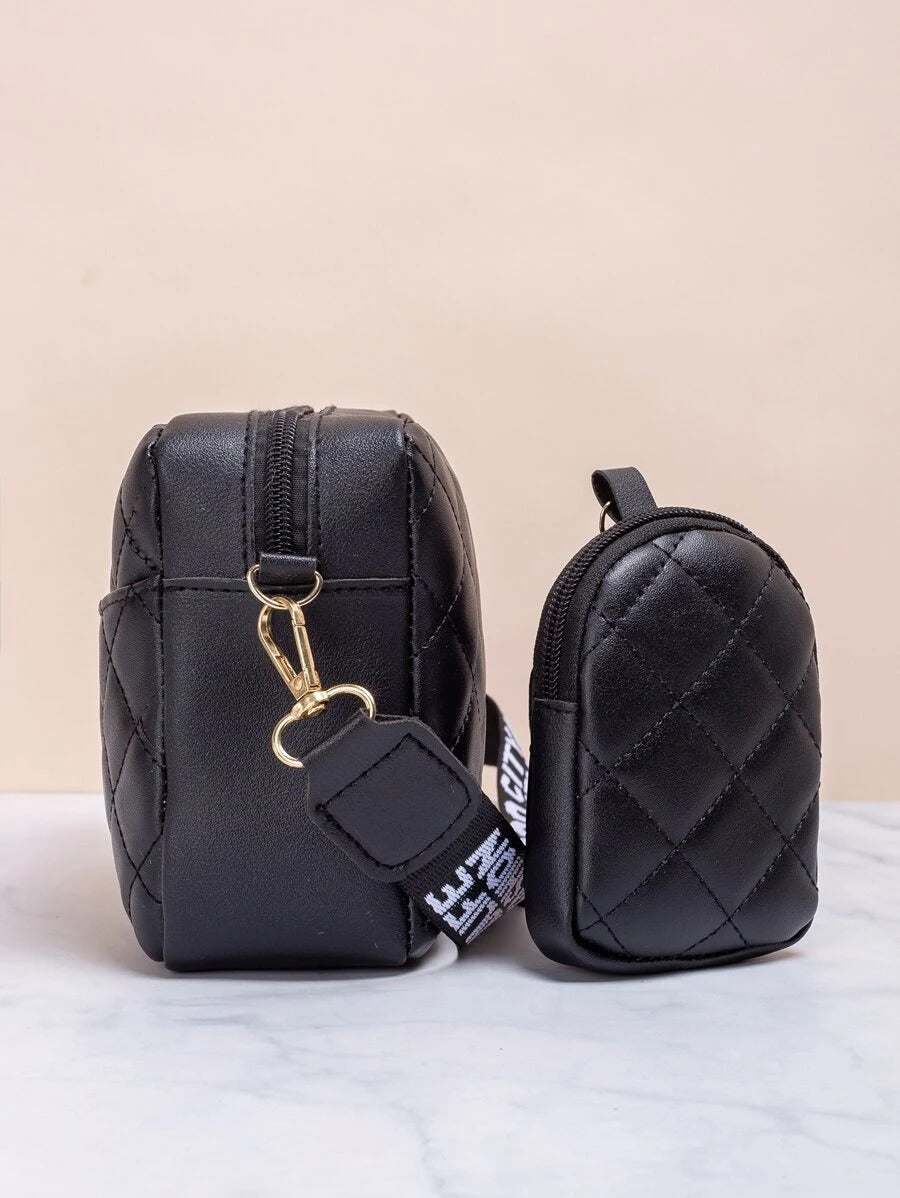 شنطه بحزام طويل مع محفظة نقود شنط وحقائب شنط