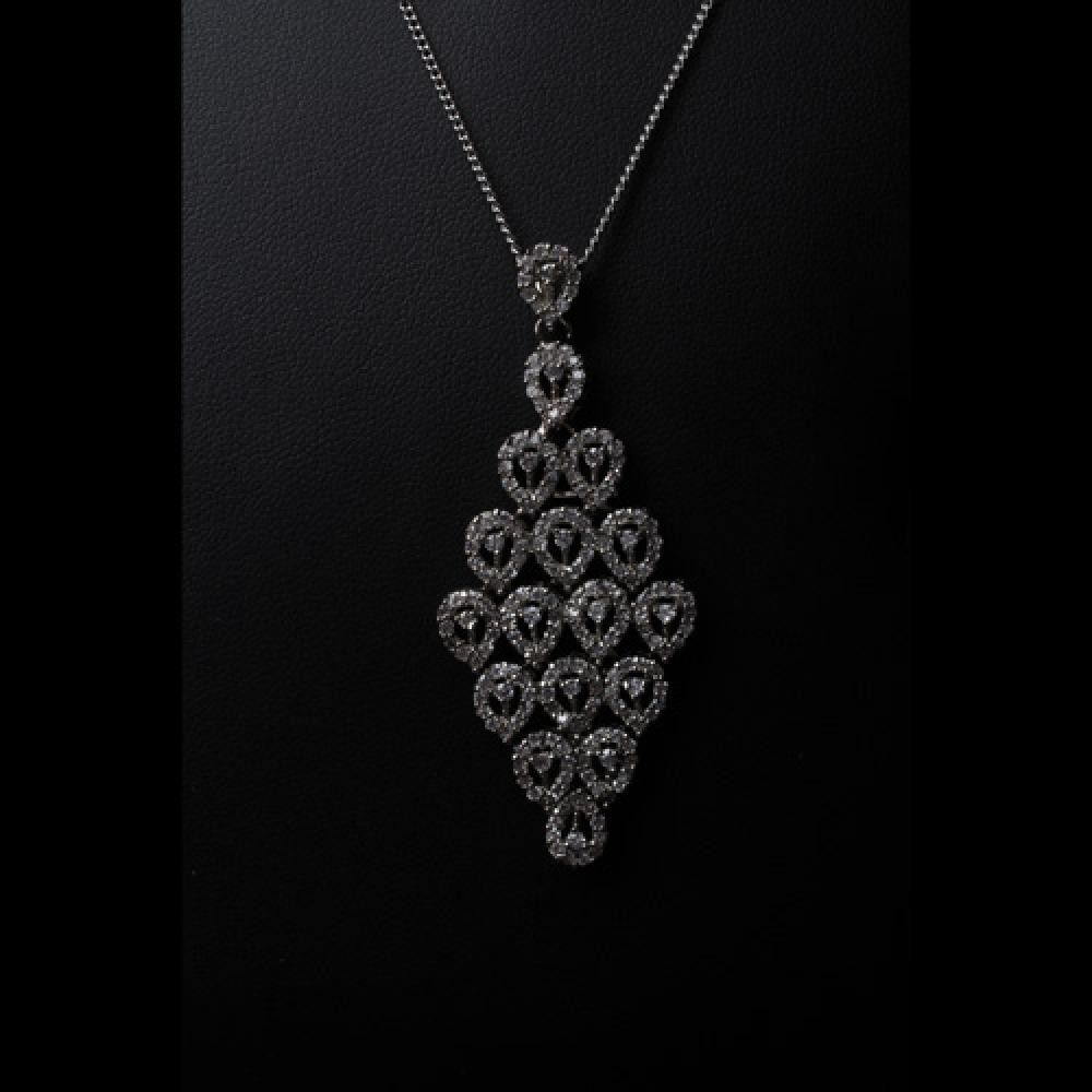 طقم سهره زركون شكل معين اطقم متوفر 1 لون