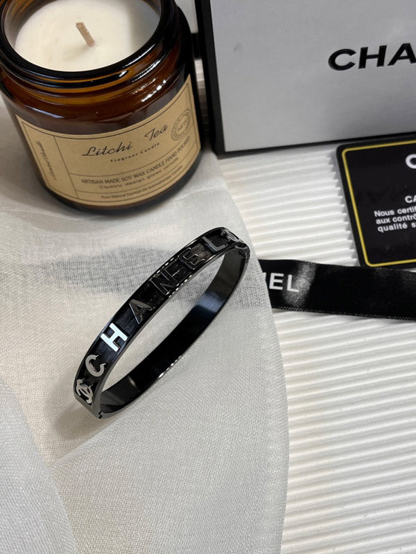 اسوارة شانيل بلاك ادشن لوقو اسواره chanel