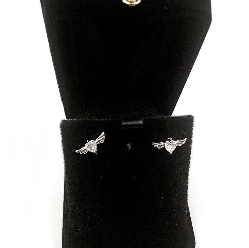 حلق جناح بفص قلب حلق متوفر 2 لون