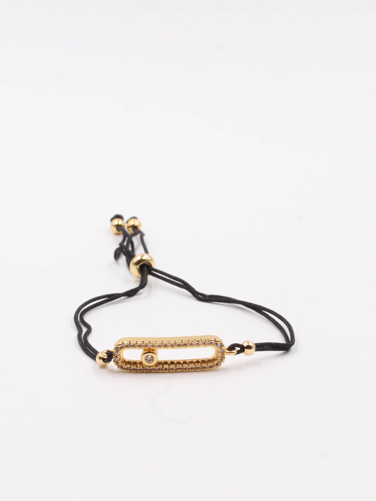 اساور ميسيكا خيط زركون messika اسود ذهبي