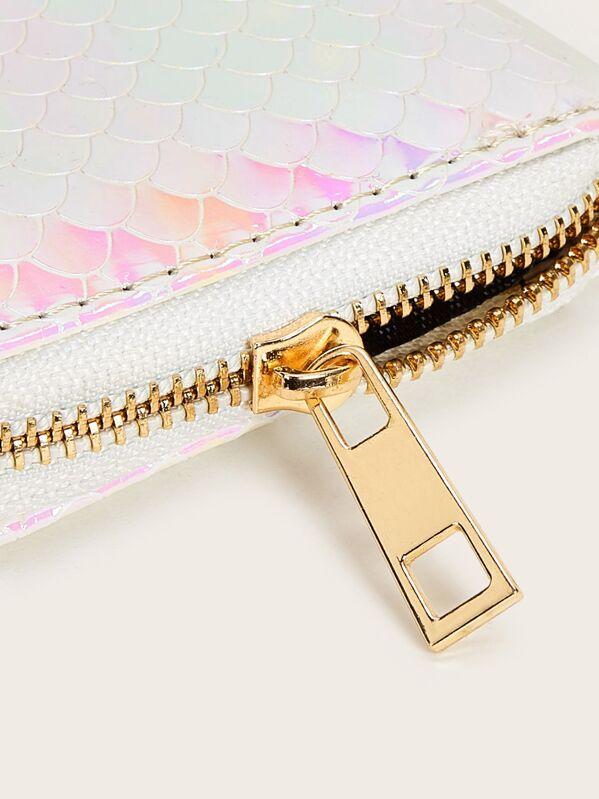 محفظة جلد ثعبان لماع محافظ بوك