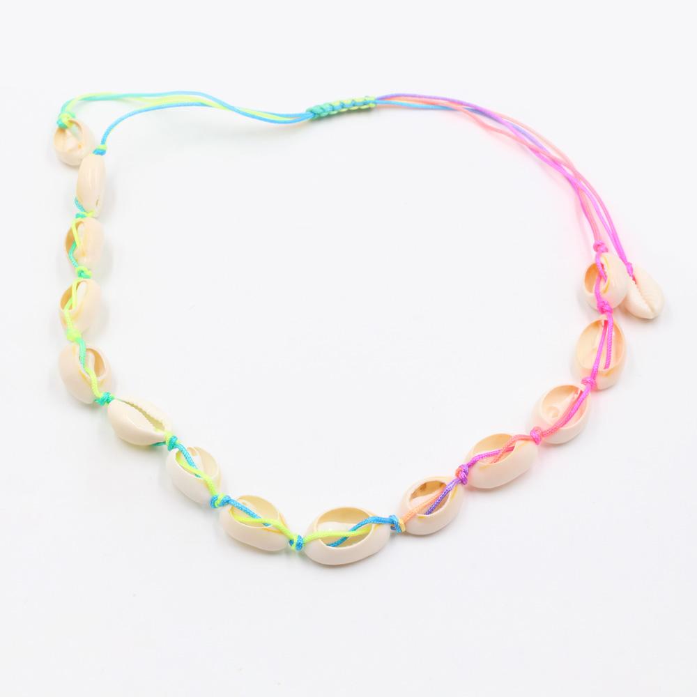 سلسال وعقد اصداف سلسال متوفر 4 لون