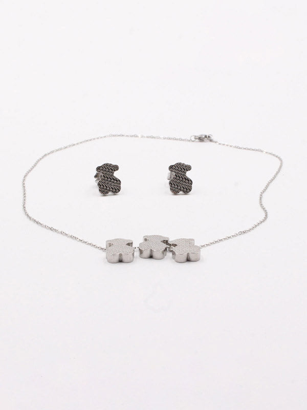 طقم توس فضي اطقم دبدوب