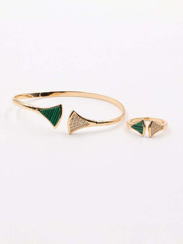 اسواره وخاتم بولقري ملون اسواره متوفر 4 لون اخضر