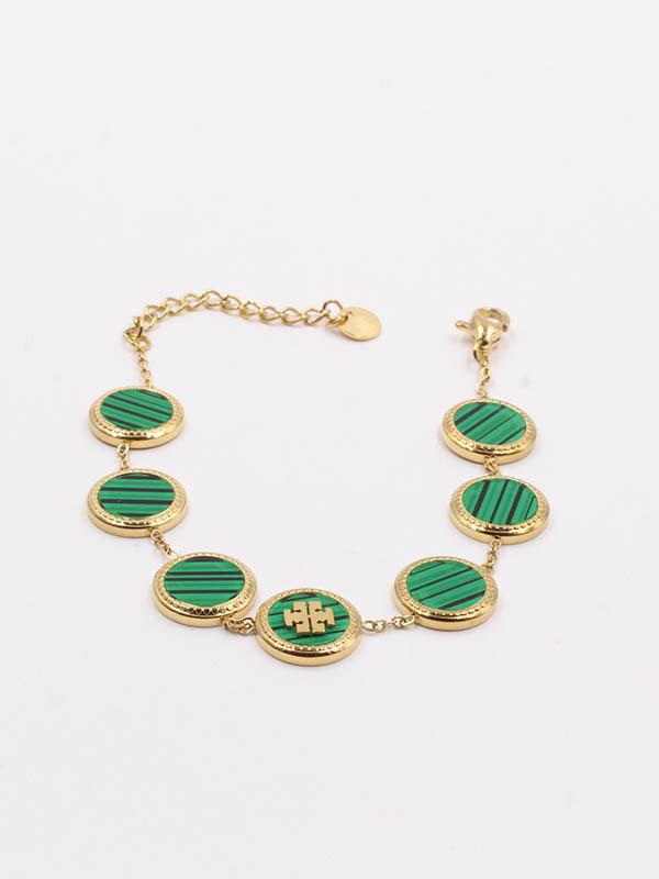 اسوارة توري بورش ملونه اسواره tory burch اخضر