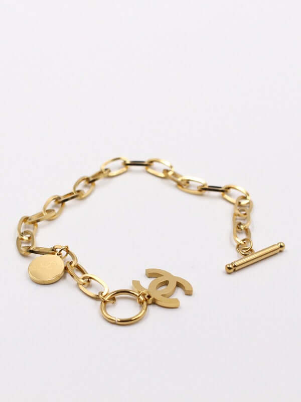 اسوارة شانيل قولد شاين اسواره chanel ذهبي