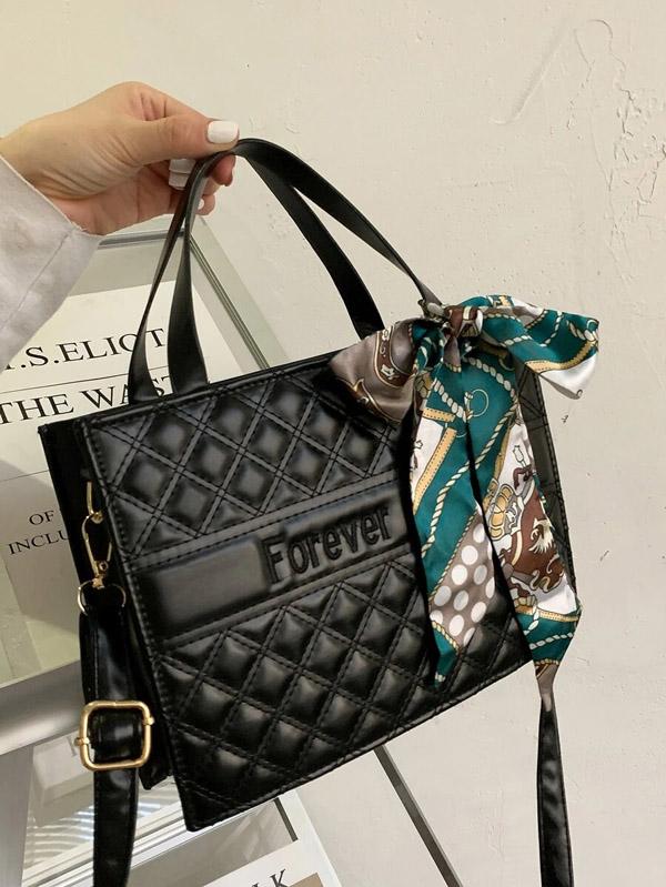 حقيبة يد مع وشاح شنط وحقائب شنط