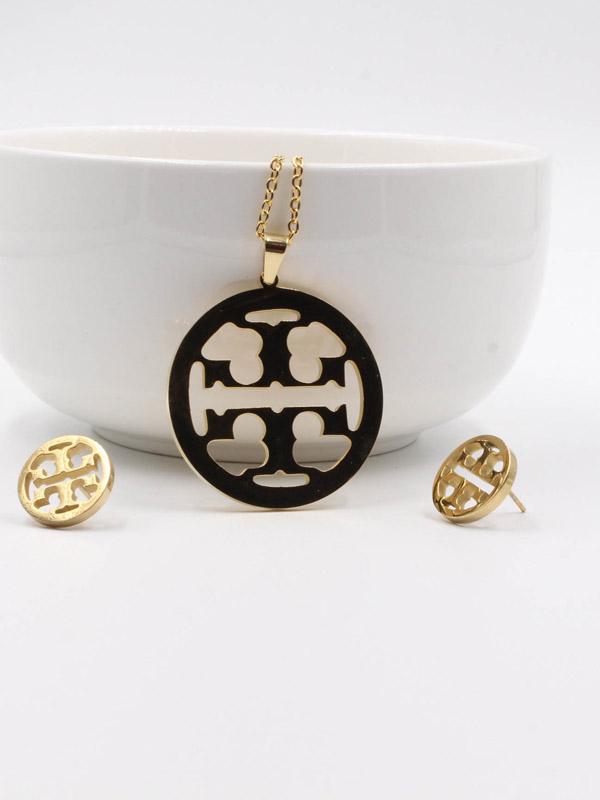 طقم توري بورش 2 قطع اطقم tory burch ذهبي