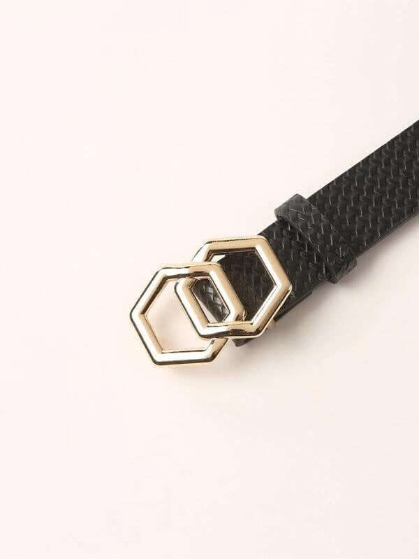 حزام شومي اسود احزمة chaumet