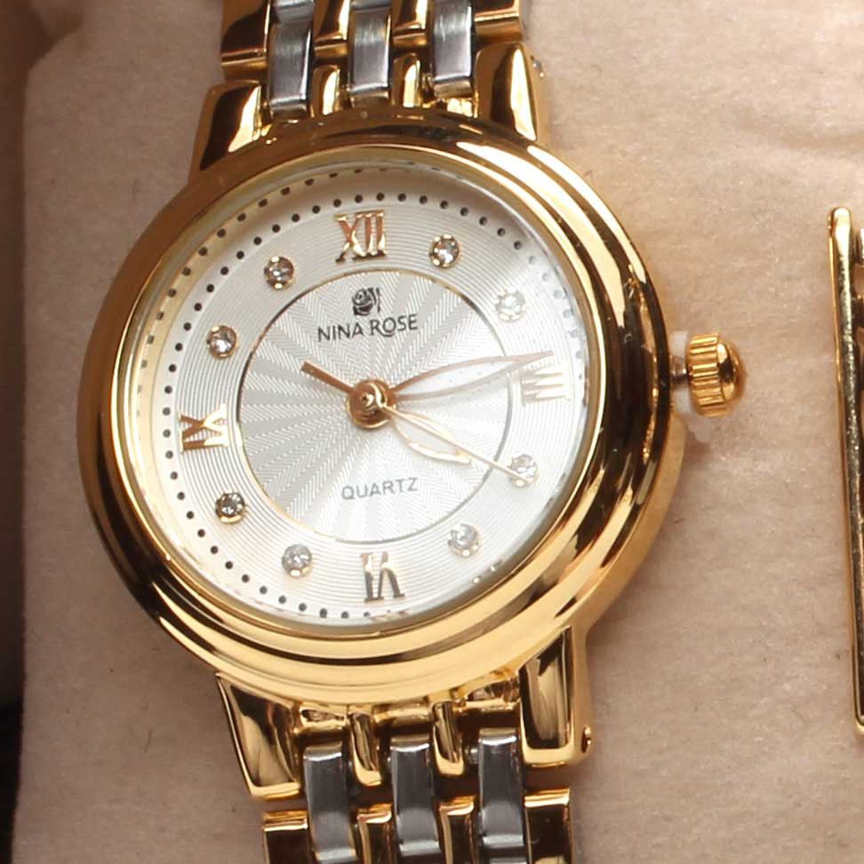 طقم ساعه رسميه واساور اطقم ساعات متوفر 1 لون